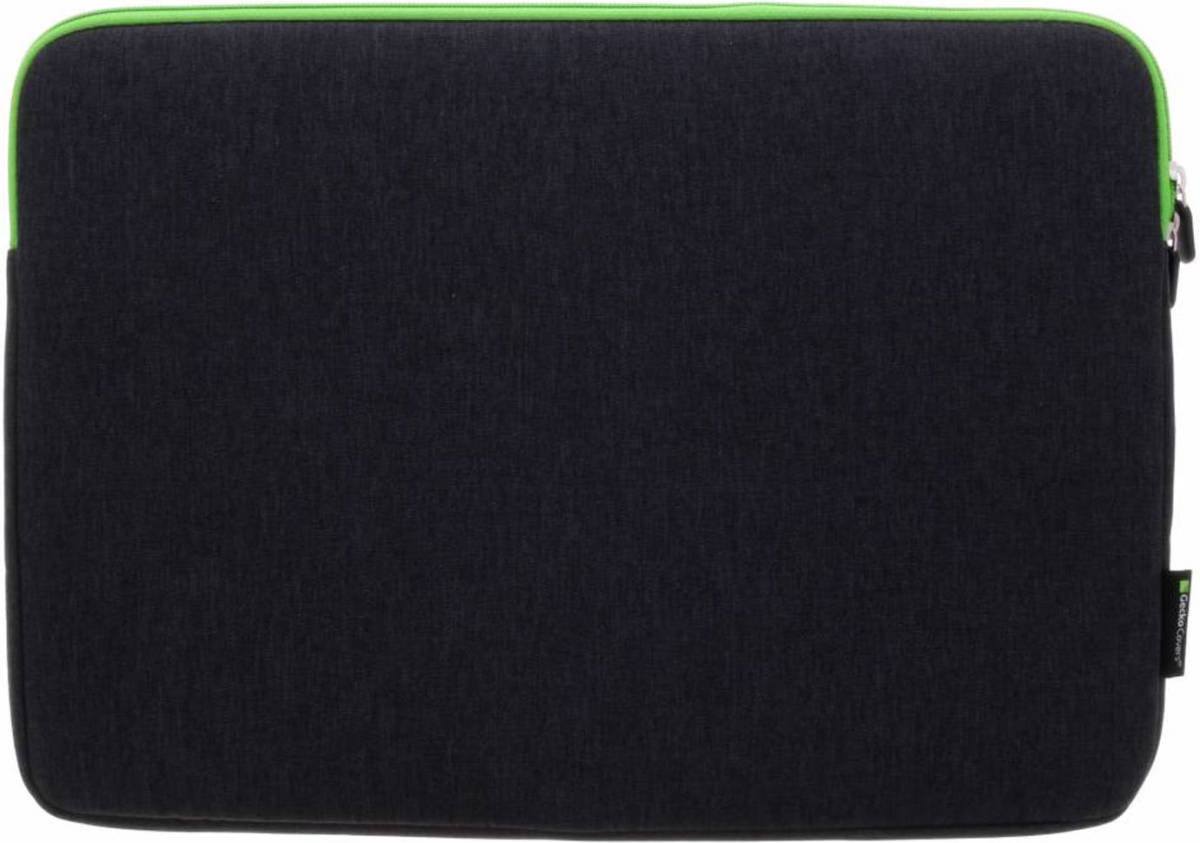 Gecko Covers Donkergrijze Universal Zipper Laptop Sleeve 15-16 Inch