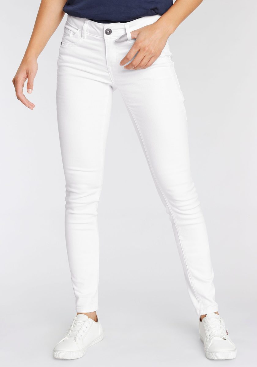Arizona Skinny fit jeans Met geren Low Waist