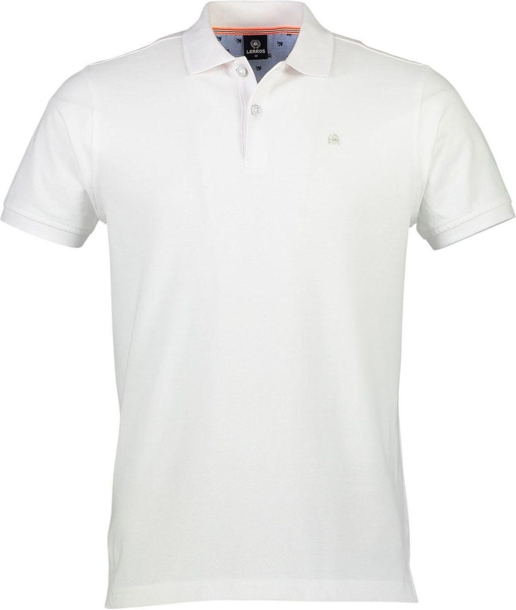 LERROS Poloshirt met stijlvol borduursel op borsthoogte
