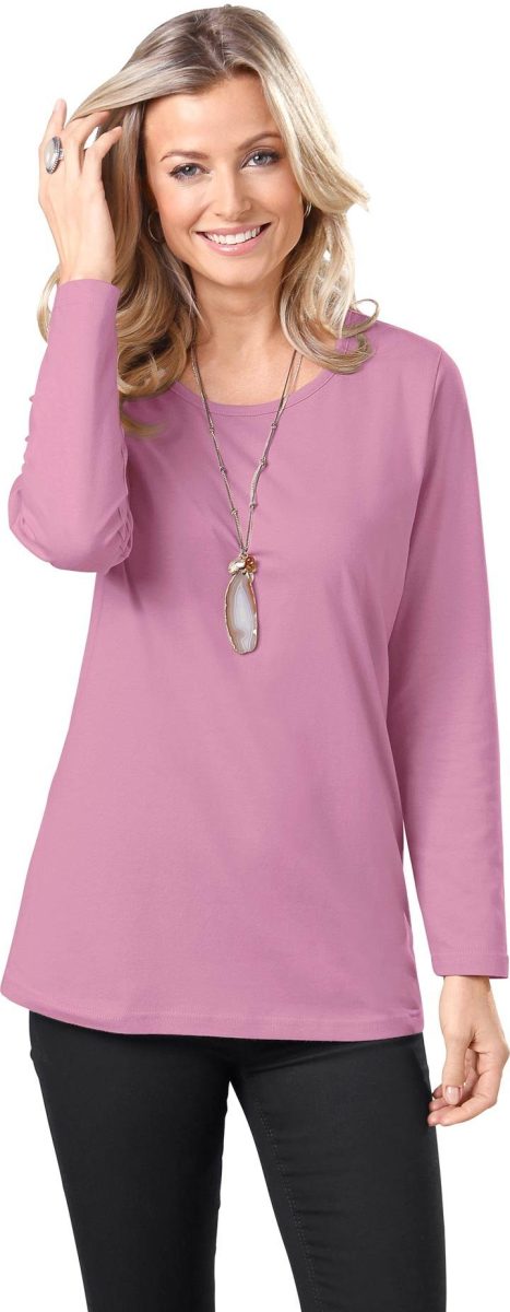 Classic Basics Shirt met lange mouwen Shirt
