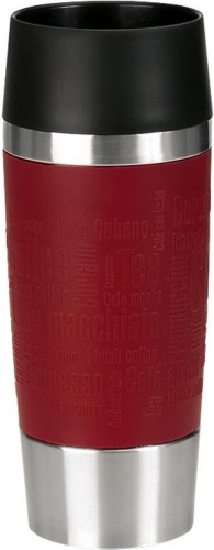 Emsa 513356 travel mug 0.36l red slv