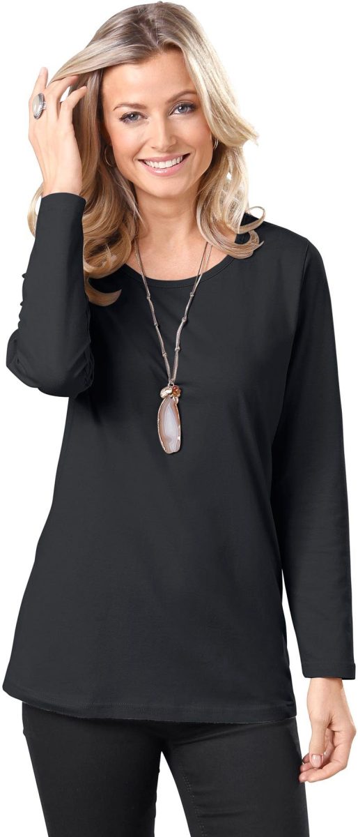 Classic Basics Shirt met lange mouwen Shirt