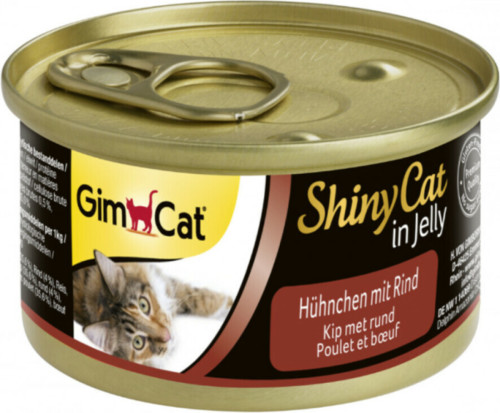 24x GimCat ShinyCat Kip&Rund 70 gr