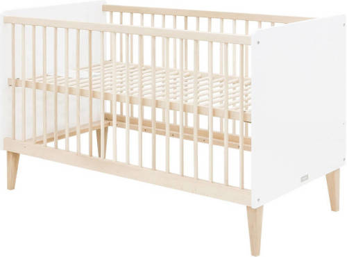 Bopita ledikant / bedbank Indy wit/naturel INDY