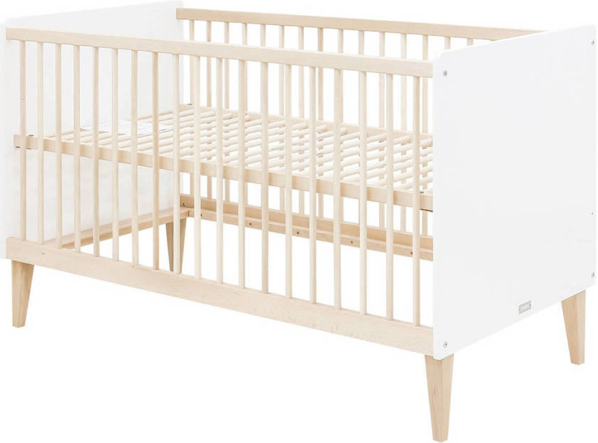 Bopita ledikant / bedbank Indy wit/naturel INDY