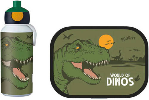 Mepal Campus lunchset Dino (lunchbox+pop-up fles)