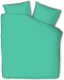 Fresh & Co Uni Pantone - Zeegroen Lits-jumeaux (240 x 220 cm + 2 kussenslopen) Dekbedovertrek