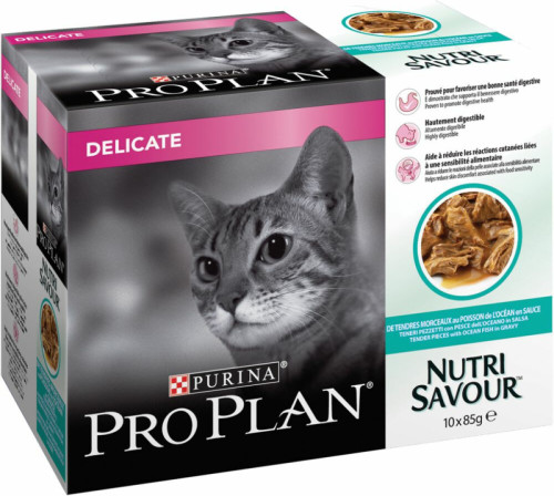 Pro Plan Delicate Kat Zeevis 10 x 85 gr