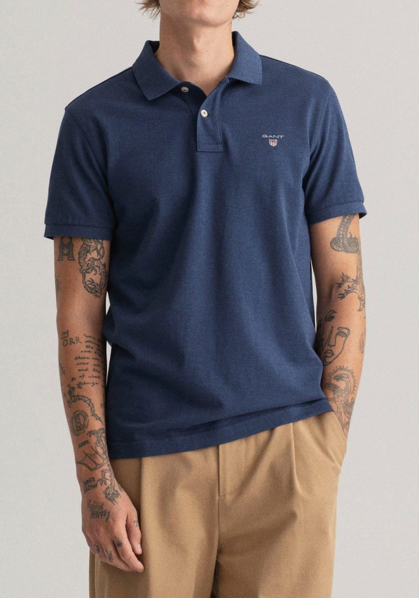 GANT Poloshirt met 2-knoopsluiting