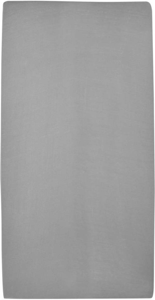 Meyco jersey baby hoeslaken wieg 40x80/90 cm Grijs