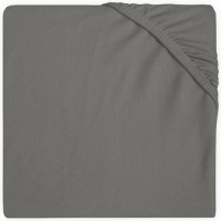 Jollein jersey wieg hoeslaken 40x80/90cm grey Grijs