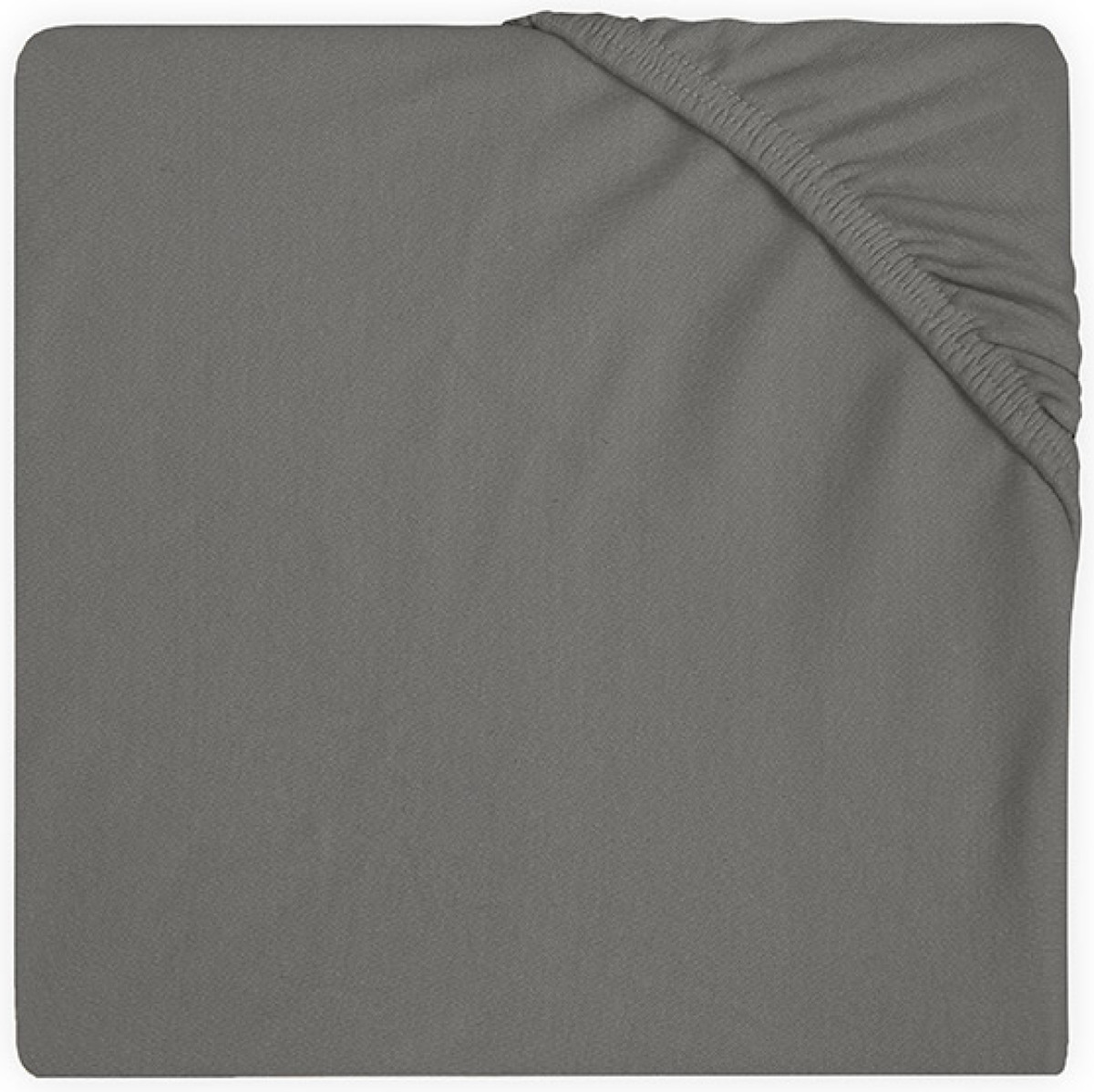 Jollein jersey wieg hoeslaken 40x80/90cm grey Grijs