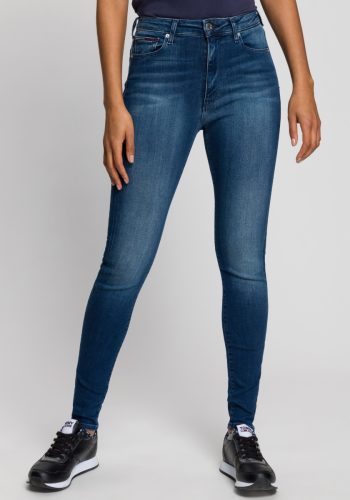 Tommy Jeans Skinny fit jeans SYLVIA HR SUPER SKNY met Tommy Jeans-logobadge & borduursels