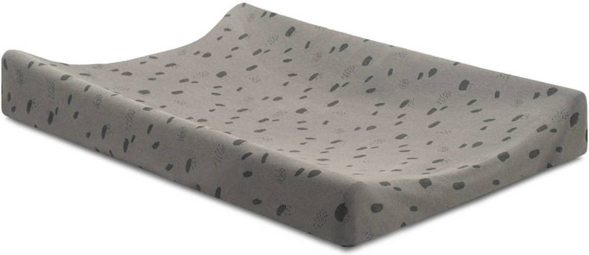 Jollein aankleedkussenhoes jersey 50x70cm Spot storm grey