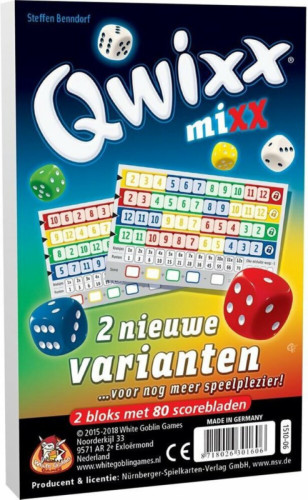 White Goblin Games Qwixx Mixx dobbelspel
