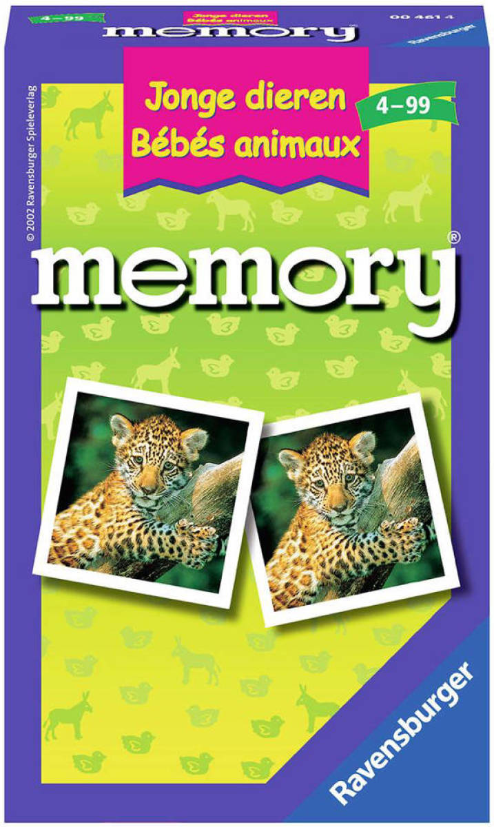 Ravensburger Memory jonge dieren kaartspel