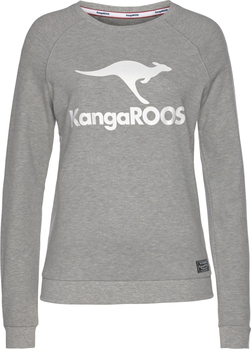 Kangaroos Sweater met grote labelprint voor