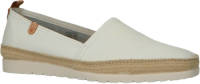 Verbenas Noa leren espadrilles wit