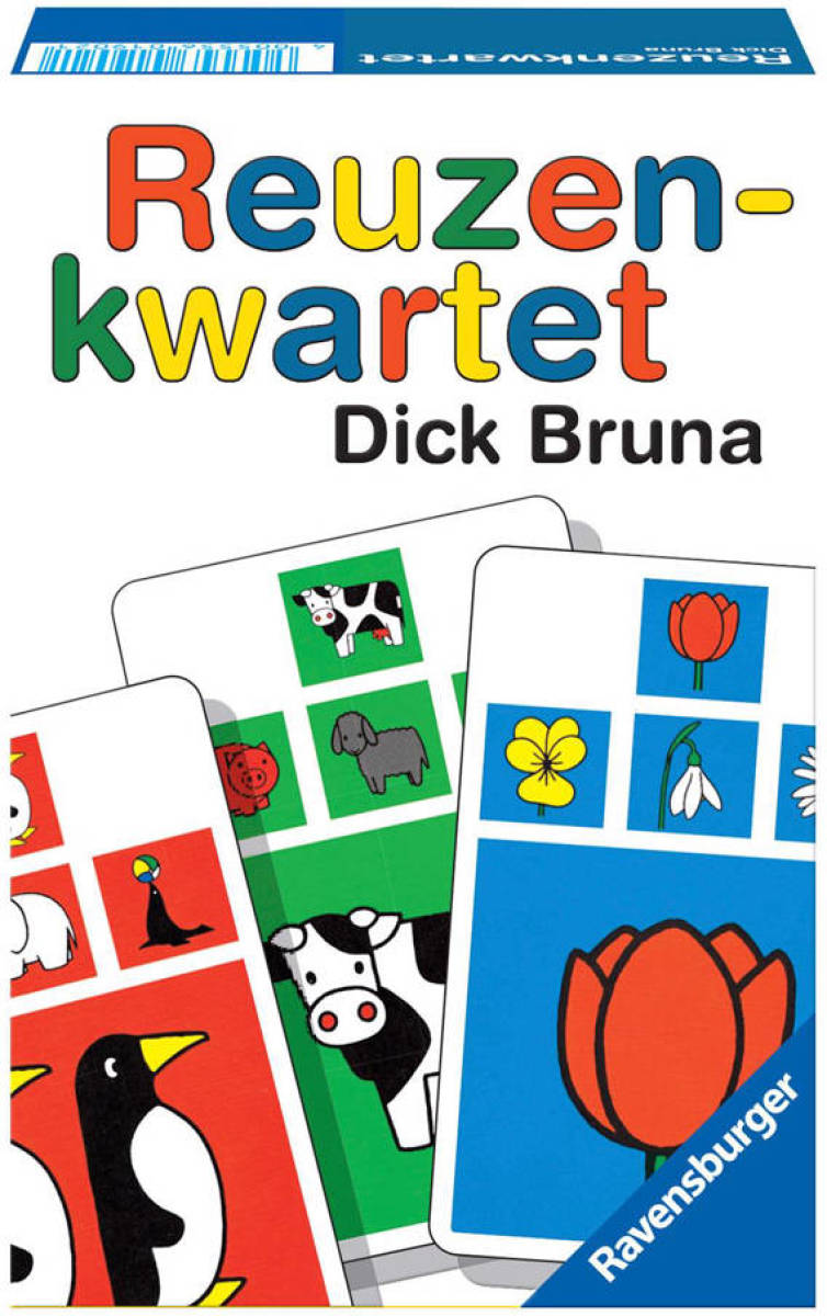 Ravensburger Dick Bruna Reuzenkwartet kinderspel