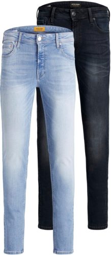 Jack & Jones Skinny fit jeans LIAM ORIGINAL set van 2 (set, 2-delig, Set van 2)