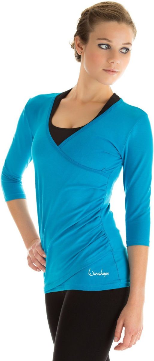 Winshape Wikkelshirt WS3 ¾-mouw