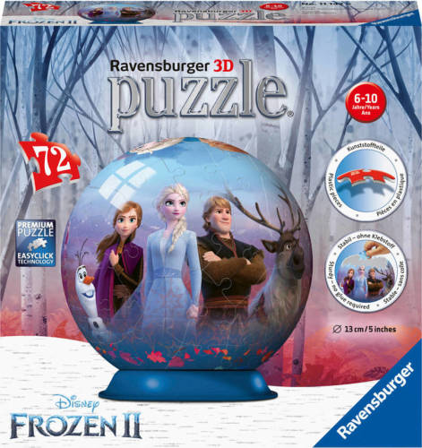 Ravensburger Disney Frozen 2 puzzlebol 3D puzzel 72 stukjes