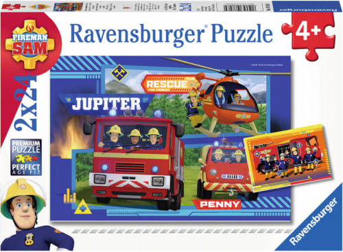 Ravensburger Brandweerman Sam Waterloop met Sam legpuzzel 48 stukjes