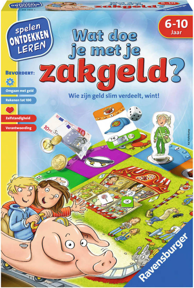 Ravensburger Wat doe je met je zakgeld? kinderspel