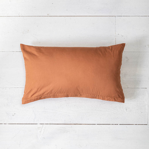 Presence 2-PACK: Kussenslopen Percale uni - Cognac 30 x 50 cm