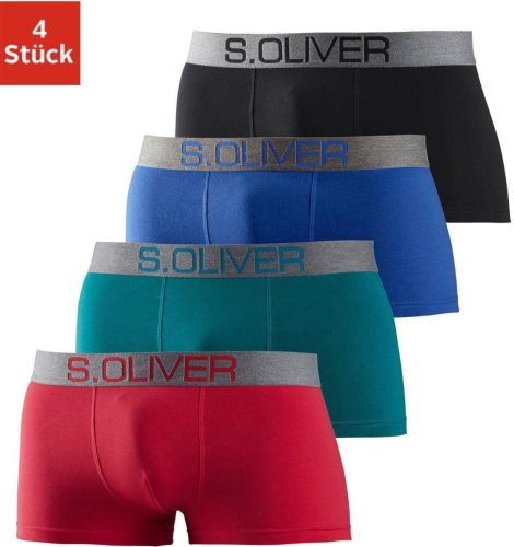 s.Oliver RED LABEL Beachwear Hipster met contrastkleurige weefband (4 stuks)