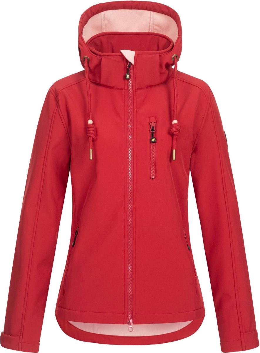 DEPROC Active Softshell-jack PEAK CREEK WOMEN met afneembare capuchon
