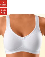 Naturana Bh zonder beugels van aangenaam katoen (Set van 2)