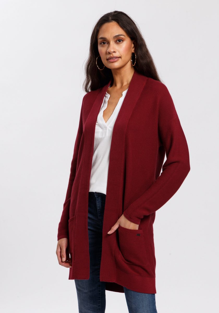 Tom tailor Vest zonder sluiting en met opgestikte zakken