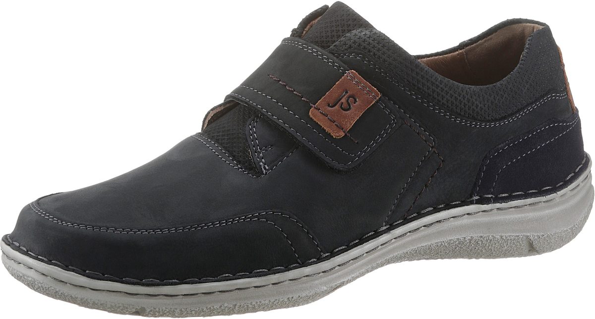 Josef seibel Klittenbandschoenen Anvers met zacht verdikte rand