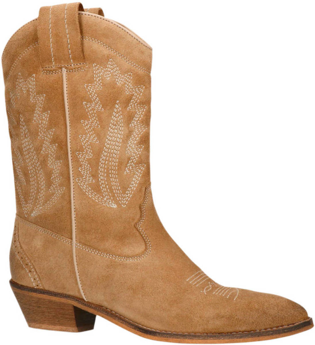 Sacha suède cowboylaarzen camel