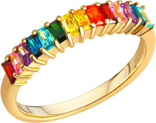 Firetti Zilveren ring Multicolour met zirkoon (synthetisch)