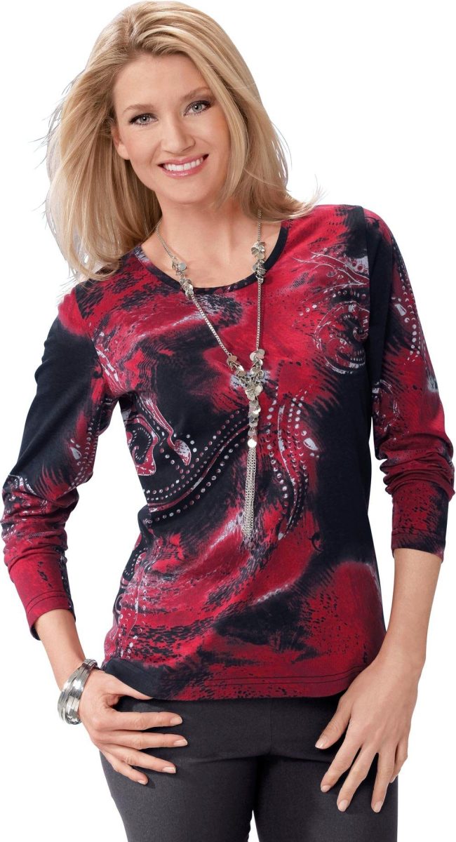 Classic Basics Shirt met lange mouwen Shirt