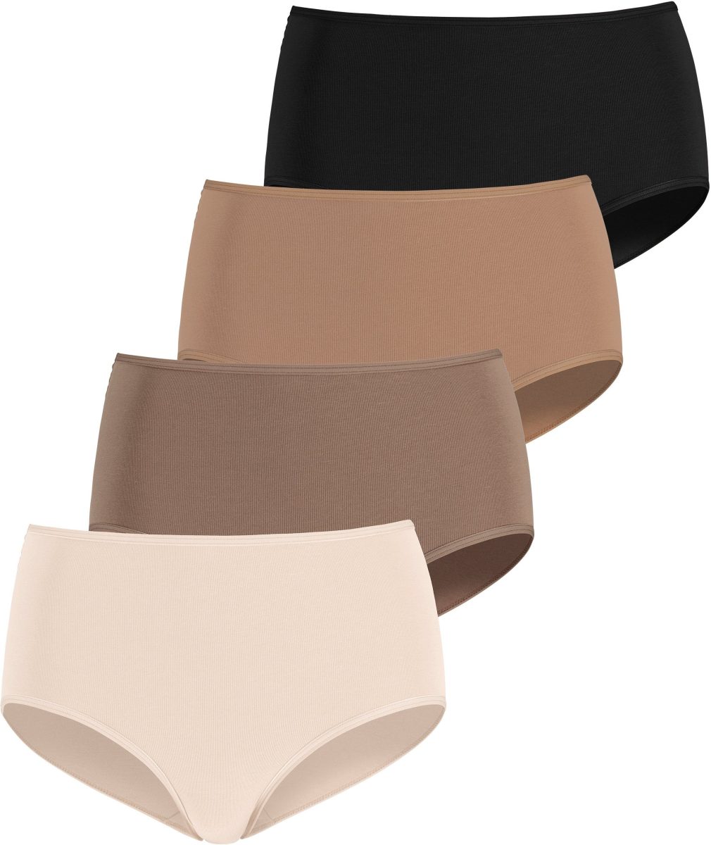 Lascana Tailleslip in mooie huidtinten (4 stuks)