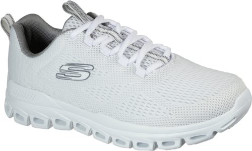 Skechers Sneakers GLIDE-STEP-FASTEN UP in eenkleurige look