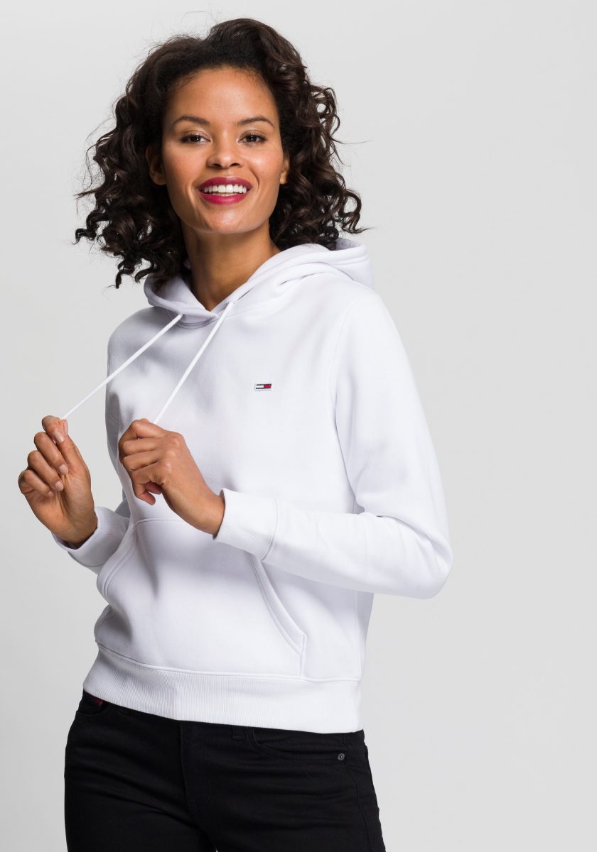 Tommy Jeans Hoodie TJW REGULAR FLEECE HOODIE met Tommy Jeans-merklabel