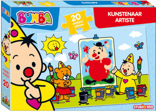 Studio 100 Bumba Kunstenaar legpuzzel 15 stukjes