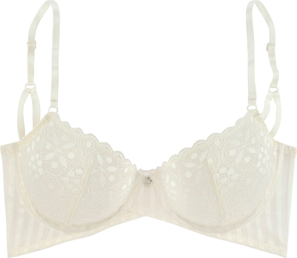 s.Oliver RED LABEL Beachwear Beugel-bh AMELIE van gebloemde kant
