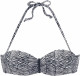 Venice Beach Bandeau-bikinitop Sugar met abstracte animal-print