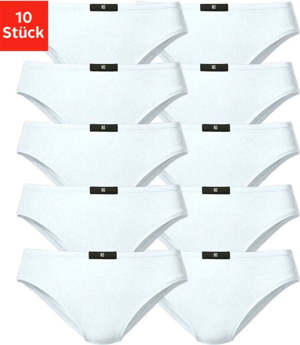 H.I.S Slip met H.I.S merk voor (10 stuks)