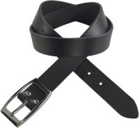 J.Jayz Leren riem Gladleer, mat, met klassieke pingesp (1)