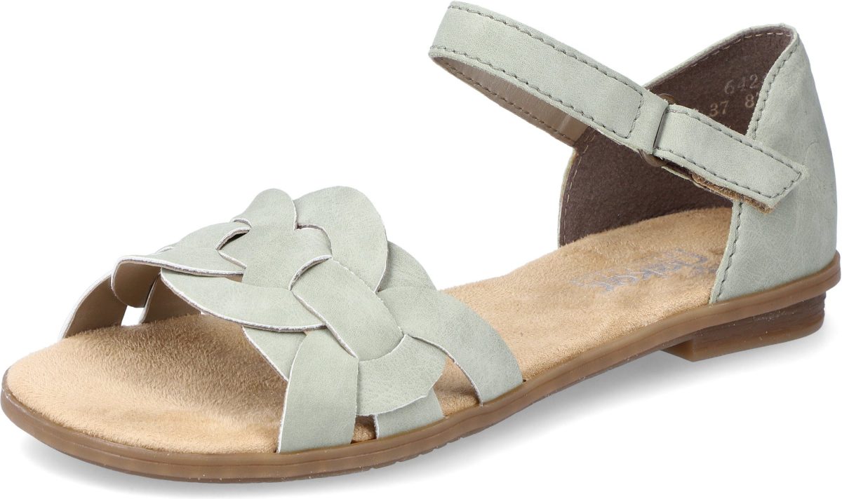 Rieker Sandalen met klittenbandtrensje
