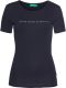 United Colors of Benetton T-shirt met glinsterende merken-print voor