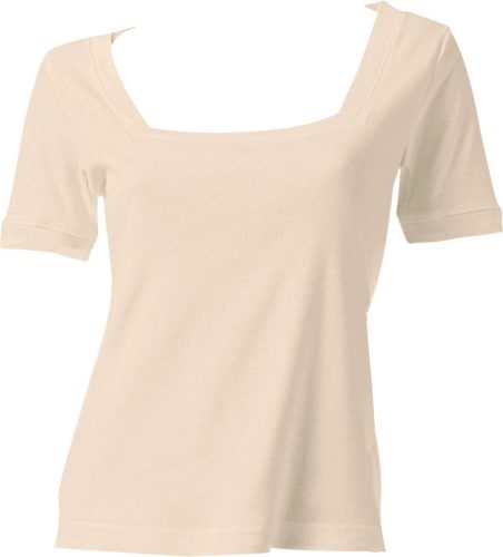 LINEA TESINI by Heine Shirt met korte mouwen Shirt met carréhals