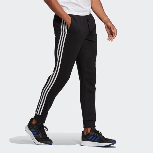 adidas Performance Sportbroek ESSENTIALS FLEECE TAPERED CUFF 3 STREPEN BROEK