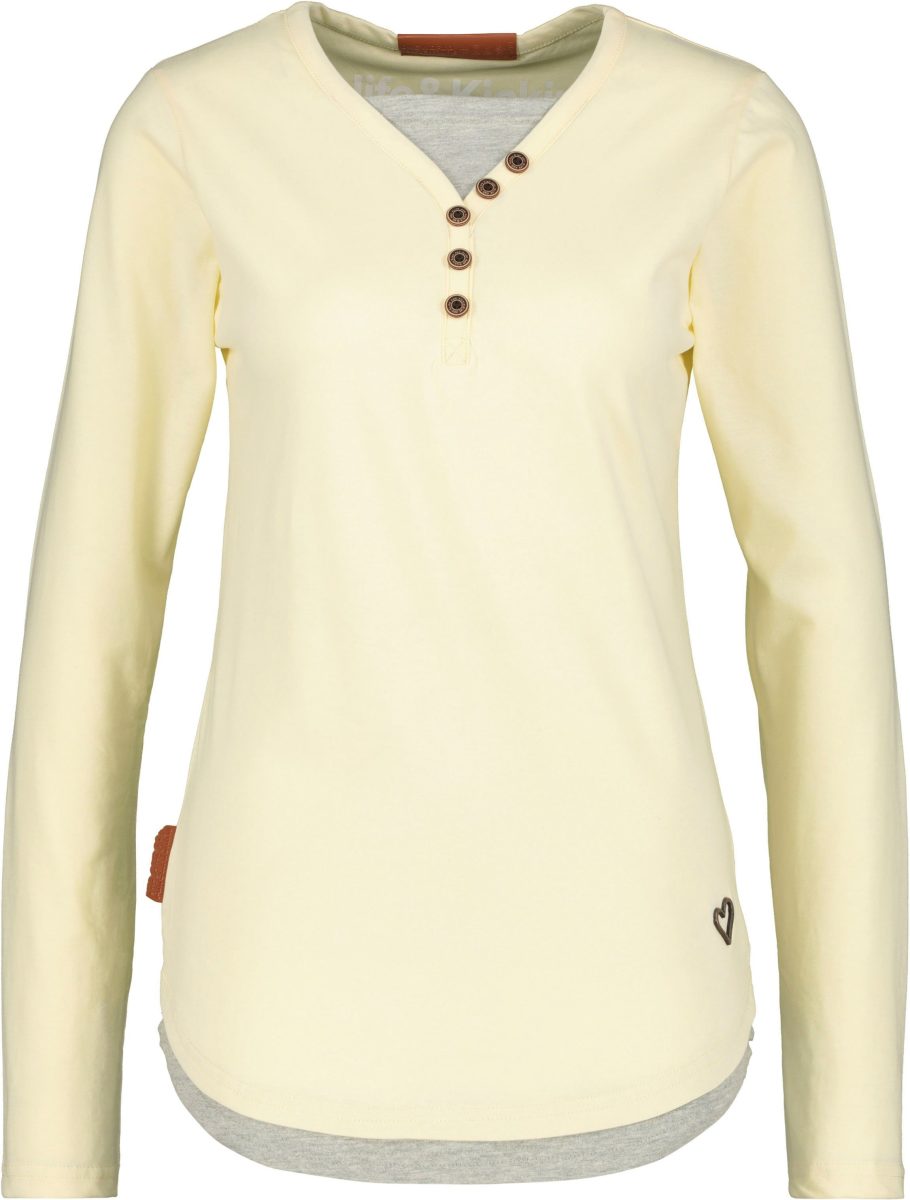 alife and kickin T-shirt LelitaAK A vrouwelijke longsleeve in 2-in-1-look